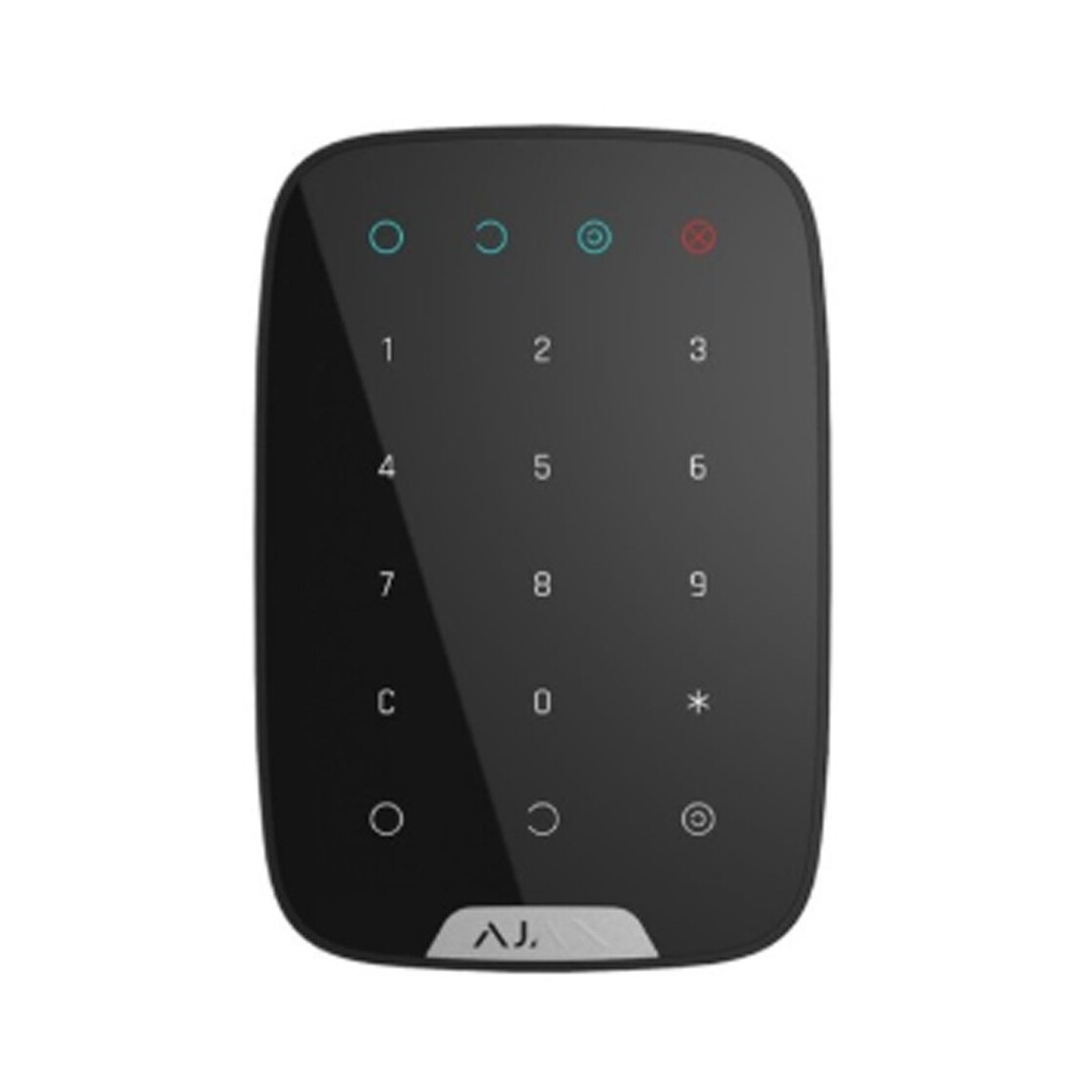 Kabellose Touch-Tastatur in schwarz AJAX