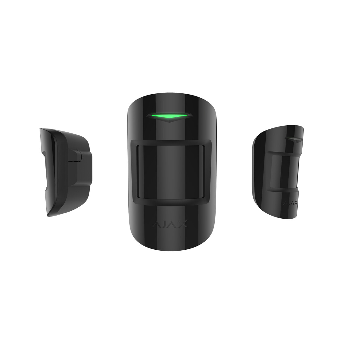 schwarzer Funk-Bewegungsmelder mit Mikrowellensensor AJAX