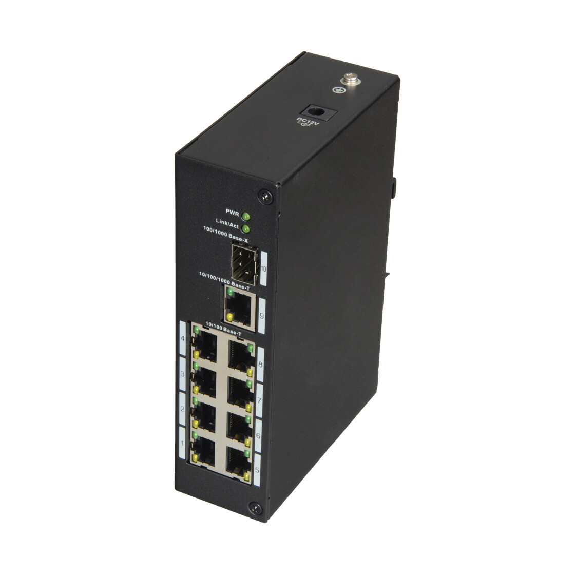Desktop-Switch mit acht RJ45-Anschlüssen X-SECURITY