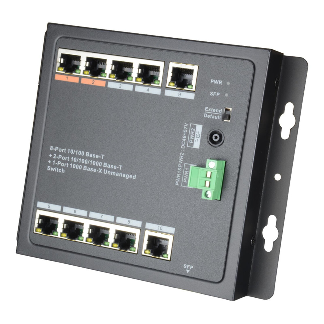 HiPoE Switch mit 8 PoE-Ports X-SECURITY