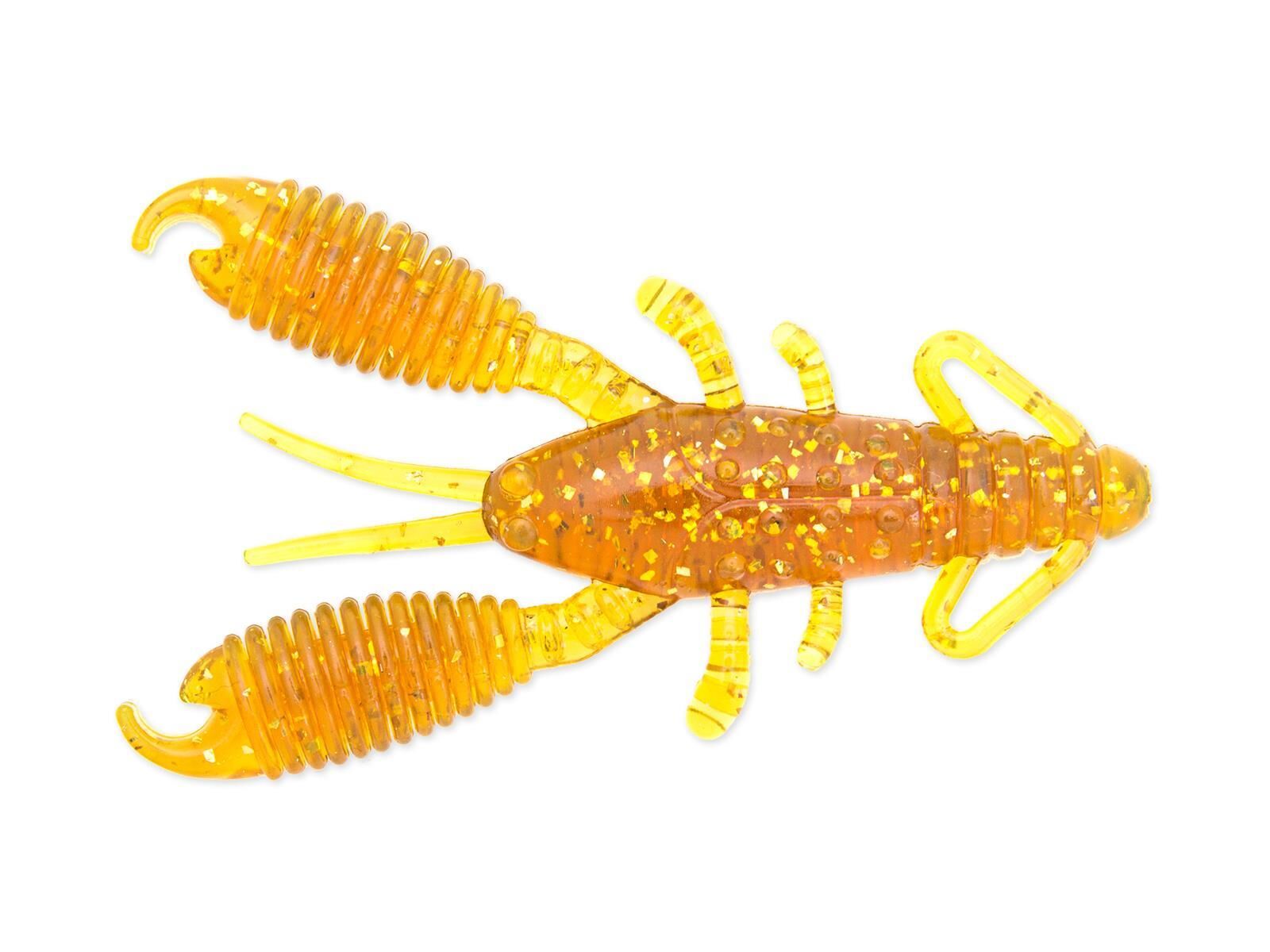 3' Ring Craw - Motoroil Gold Flk.