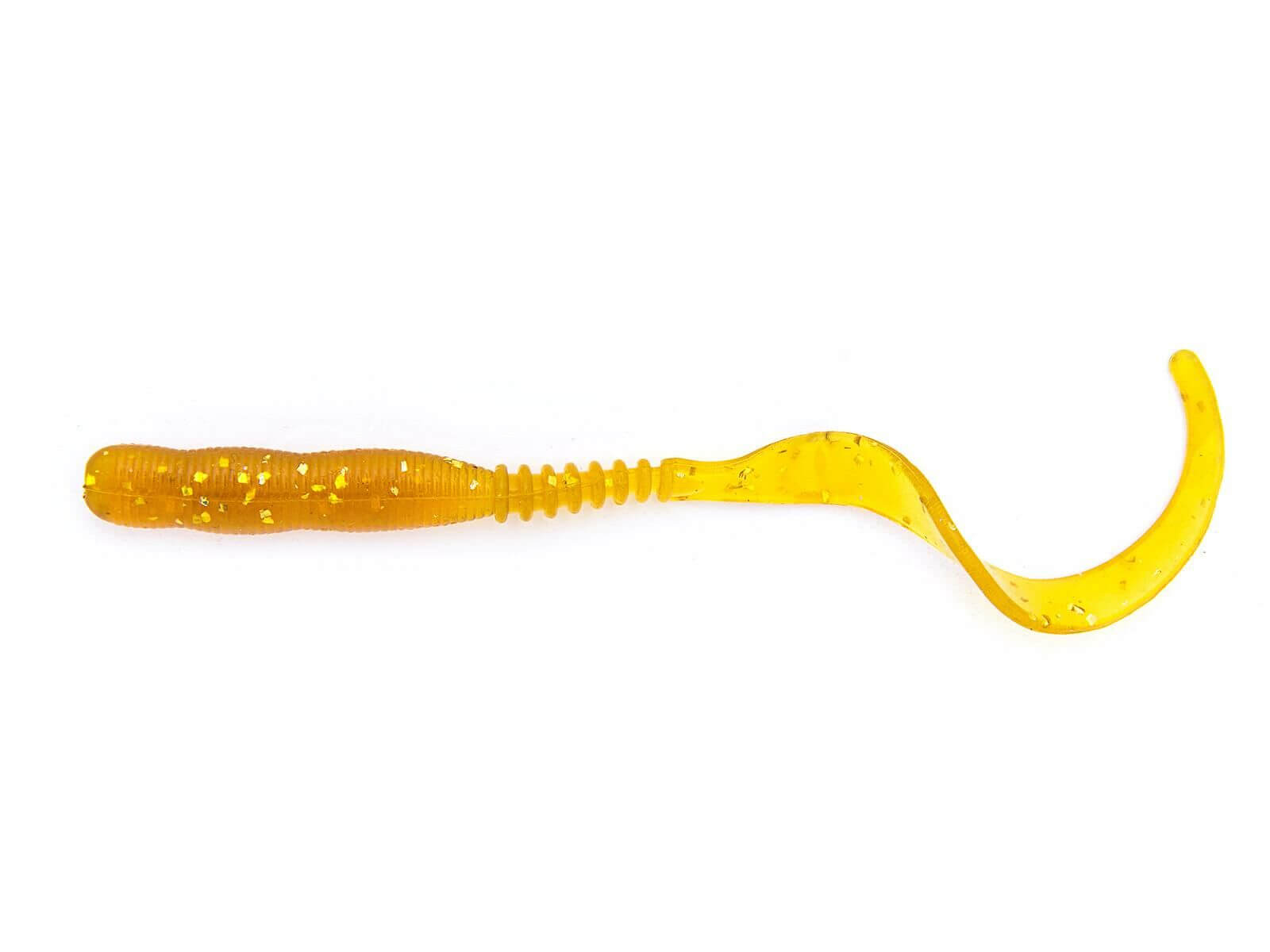 4' Curly Curly - Motoroil Gold Flk.