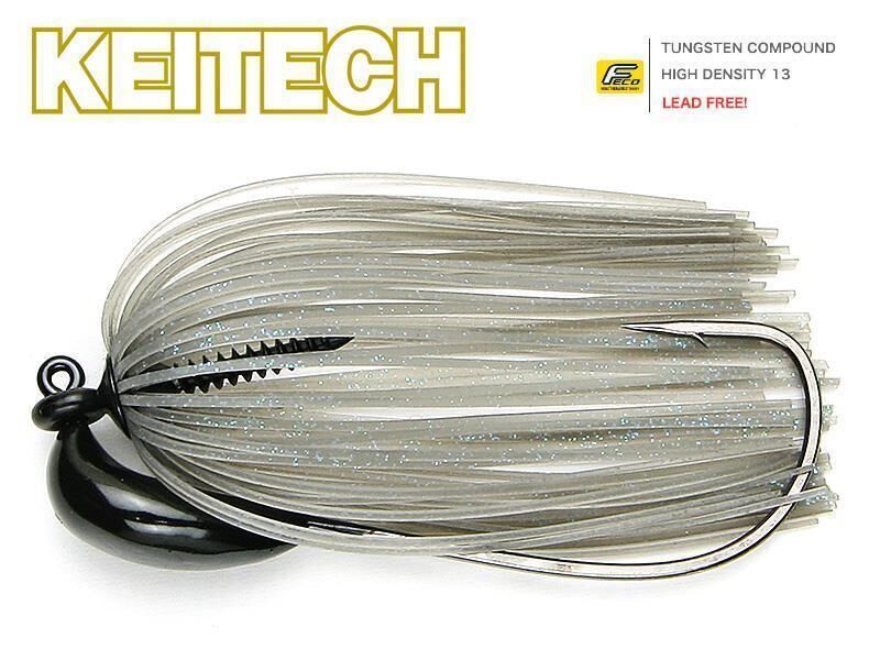 Rubber Jig Model III - Smoke Blue Crystal 7.0g (1/4 oz.)