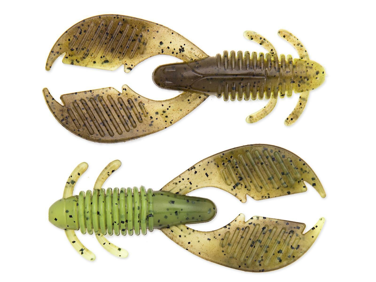 2' Ax Craw Mini - Green Pumpkin / Chartreuse
