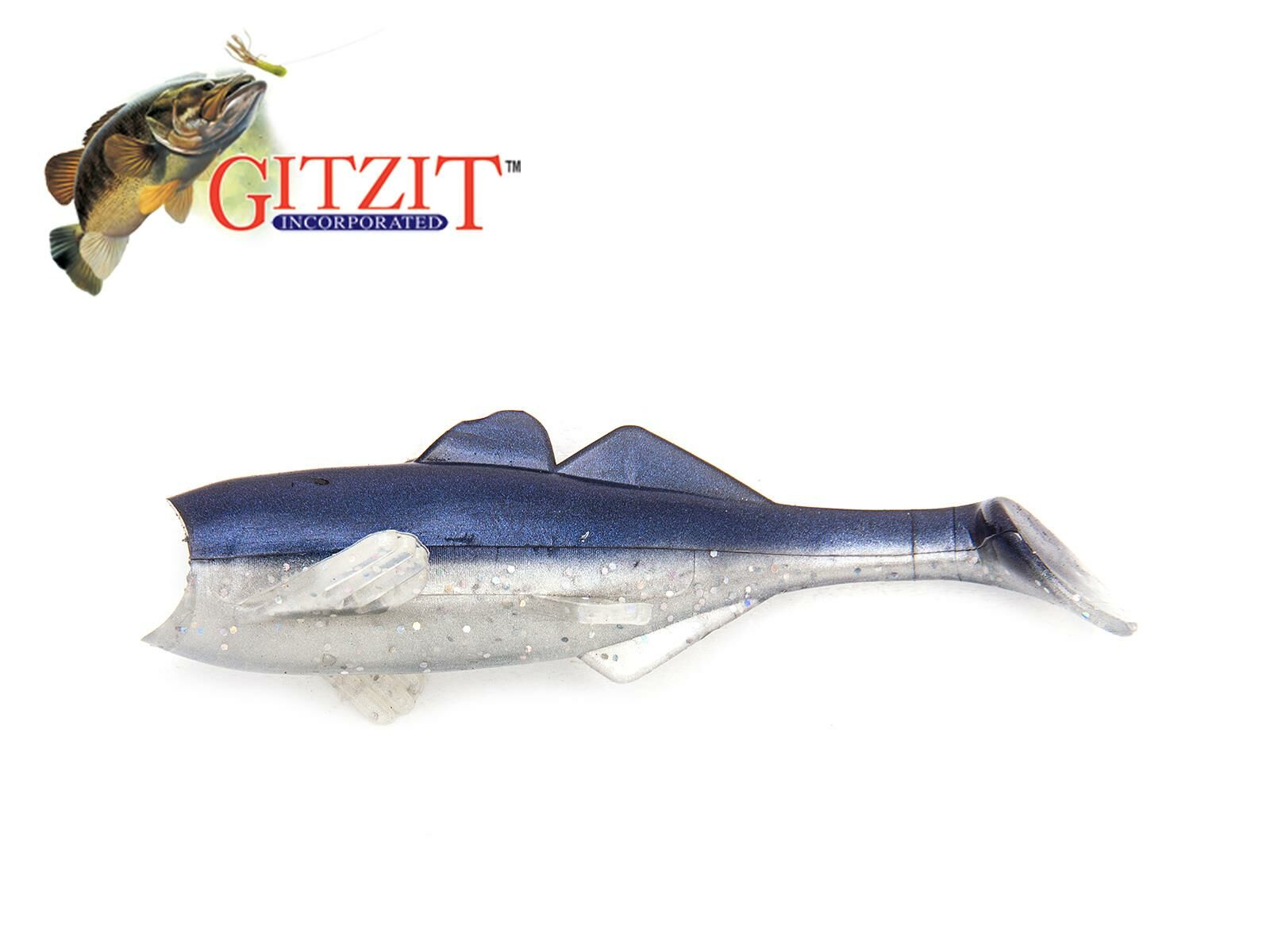 3' Paddle Fry Gummifische