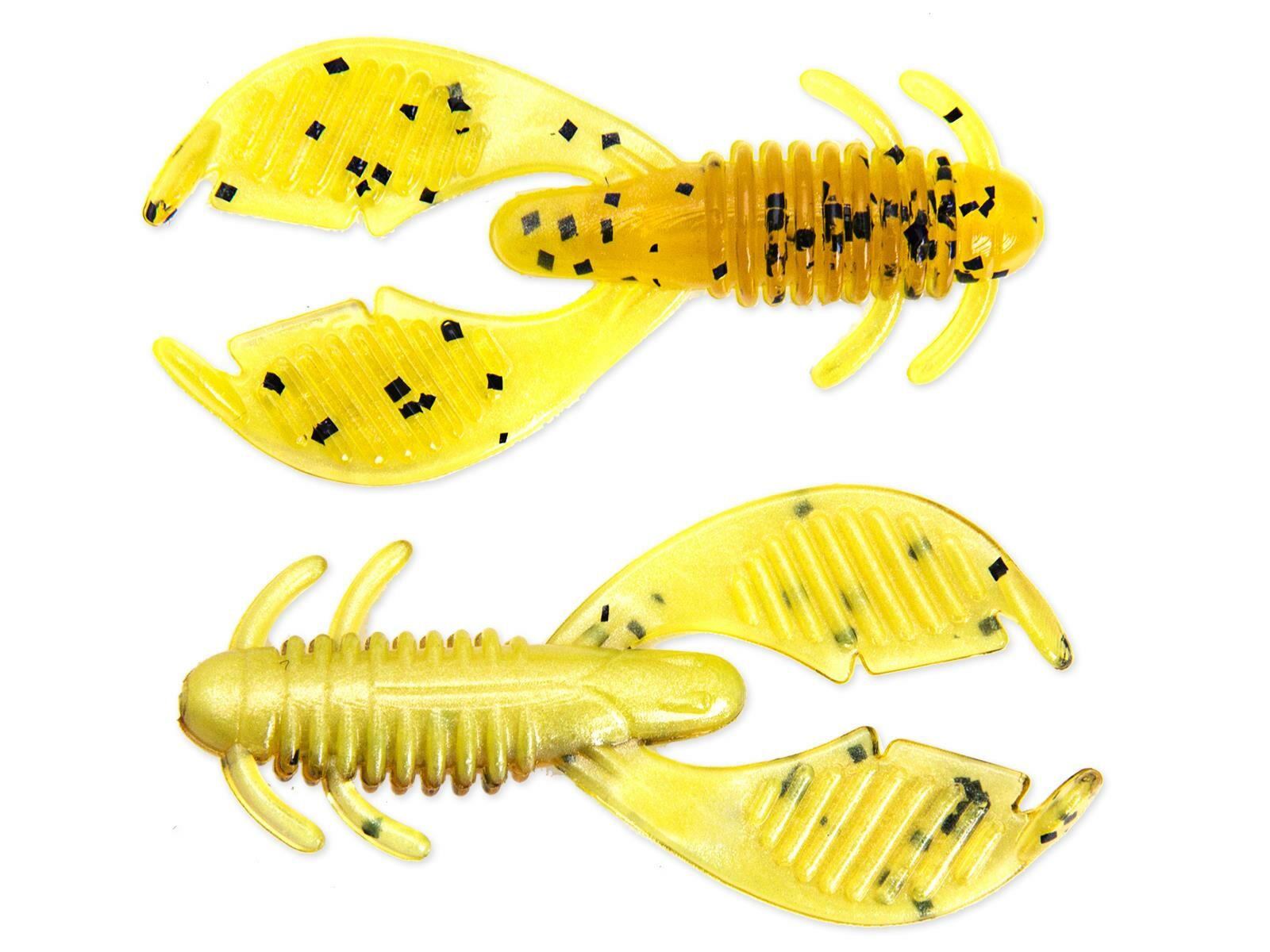 2' Ax Craw Mini - Motoroil PP. / Chartreuse