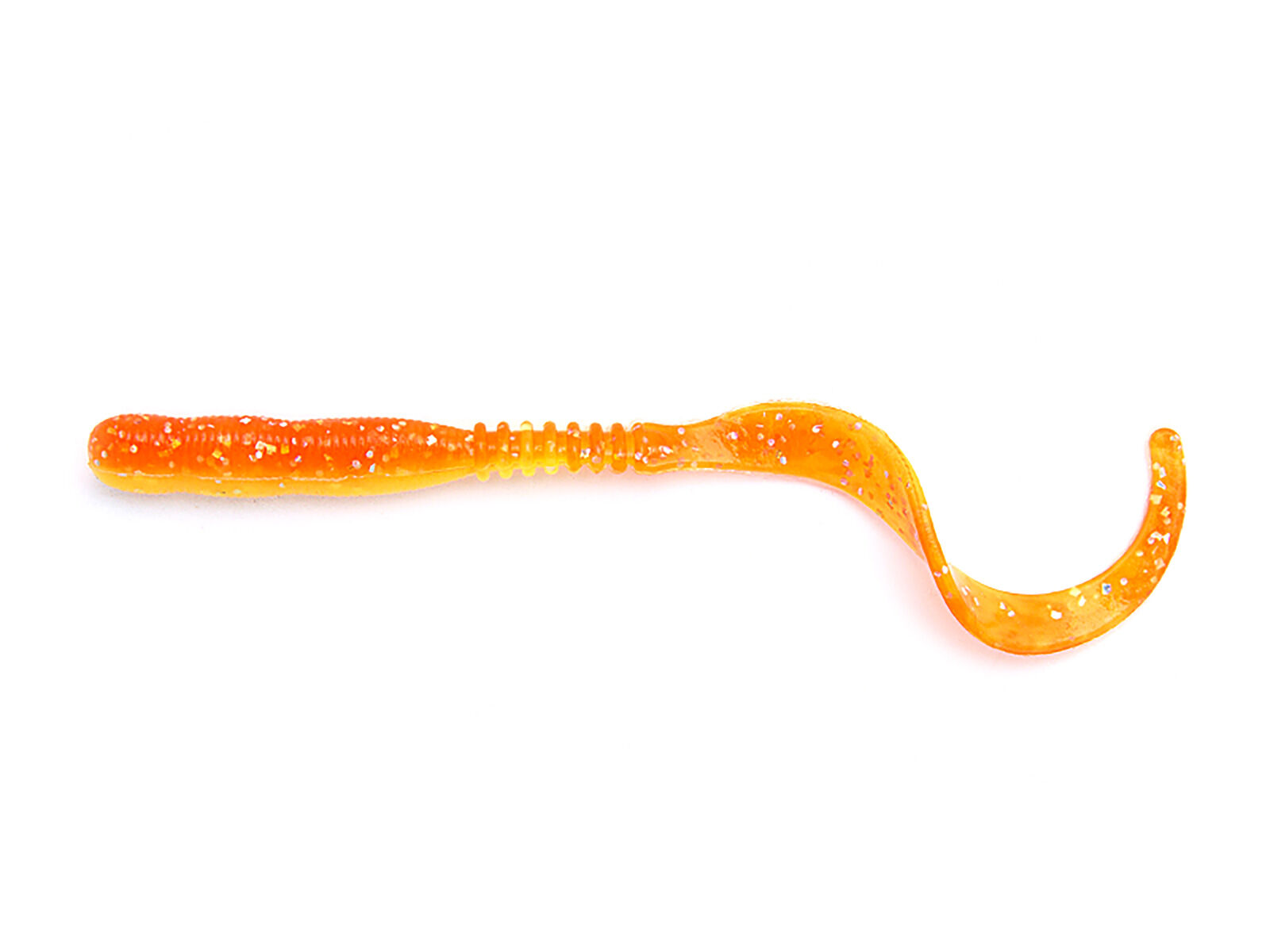 4' Curly Curly - Chika Orange / Chartreuse