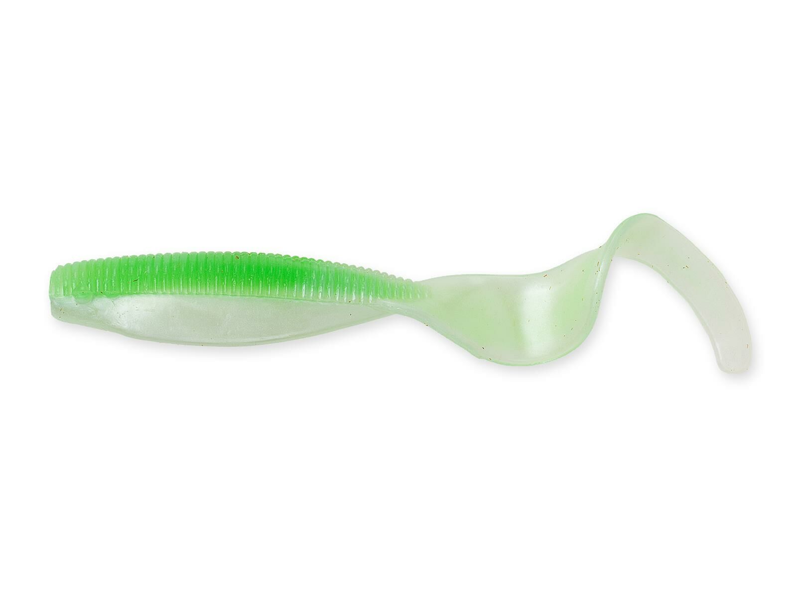 4' Scented Curly Tailz - Lime/Pearl