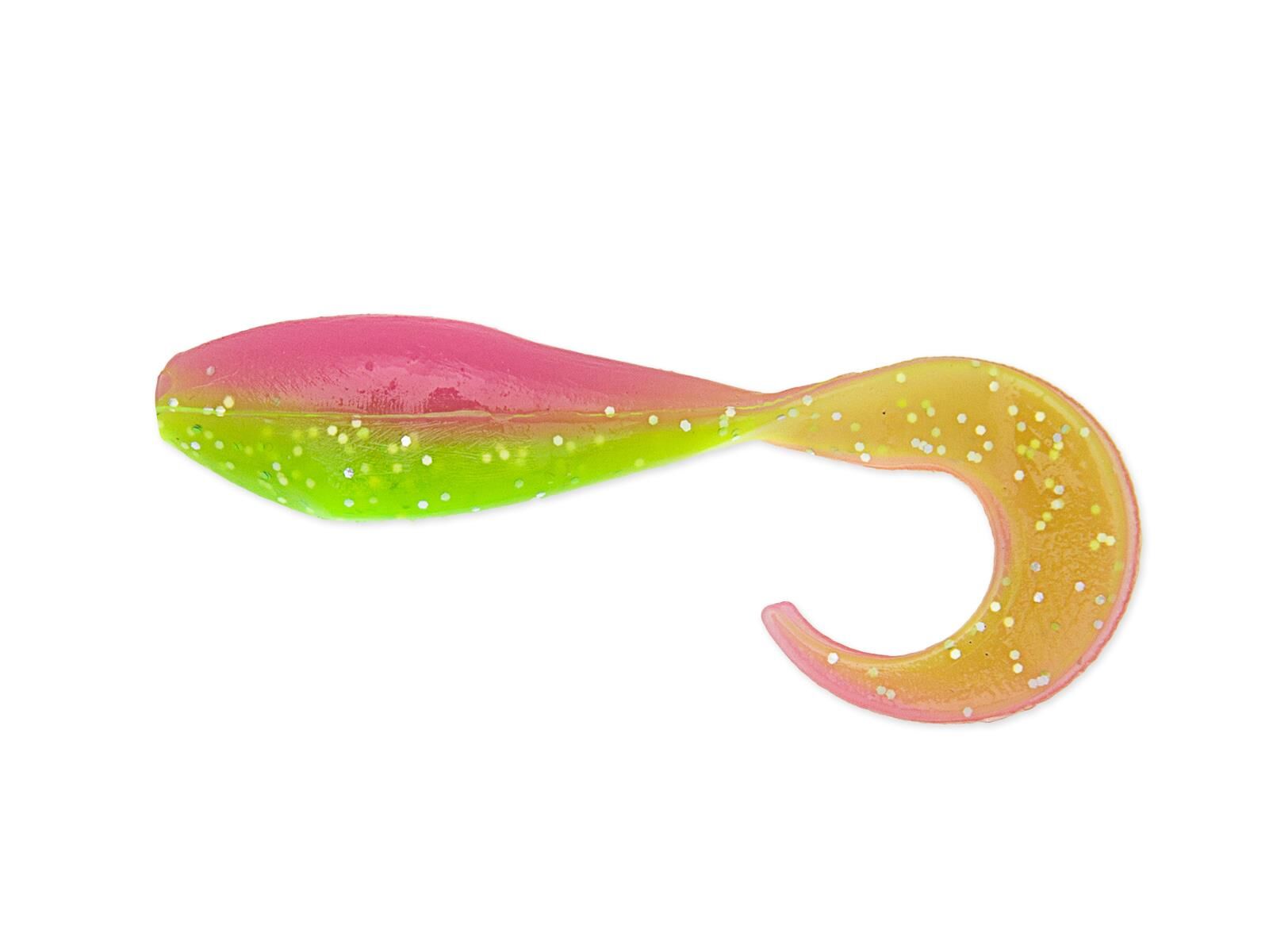 2' Curly Shad - Electric Chicken