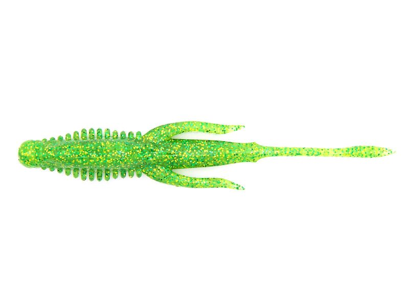 4.5' Hulabug (033) Chartreuse Gold + Green Flk.