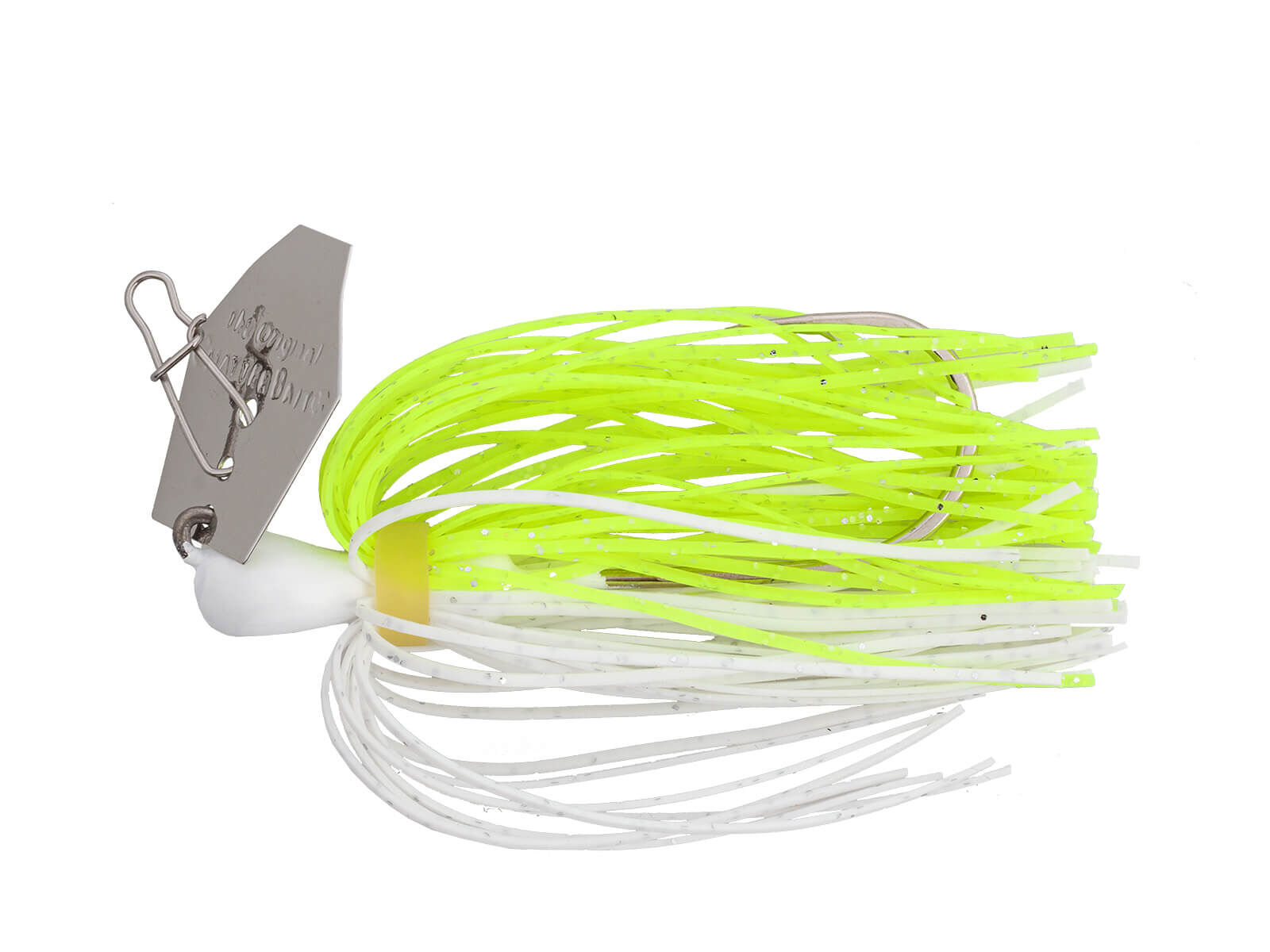 7.0g ChatterBait Mini - Chartreuse / White