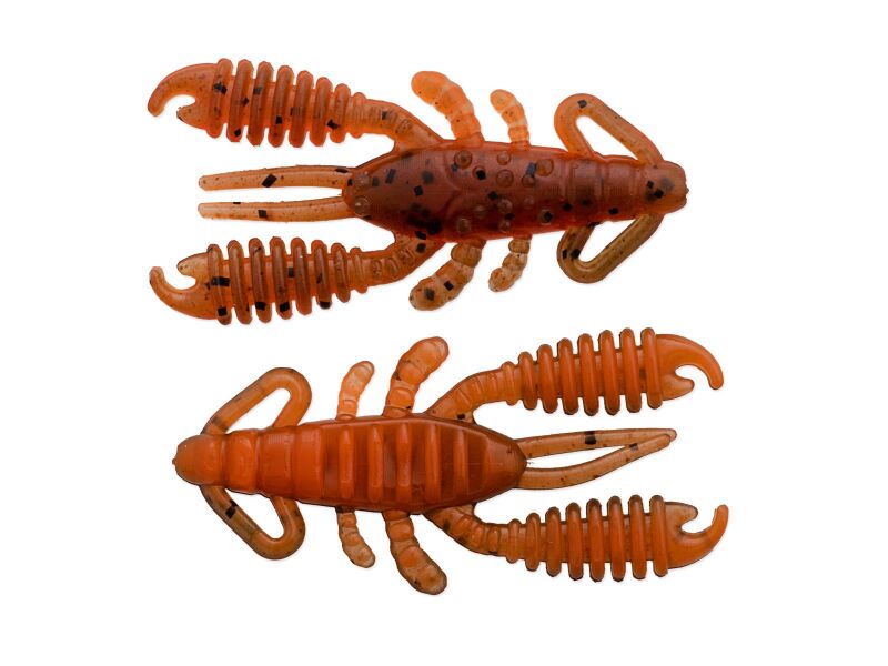 1.5' Ring Craw Micro - Green Pumpkin / Orange