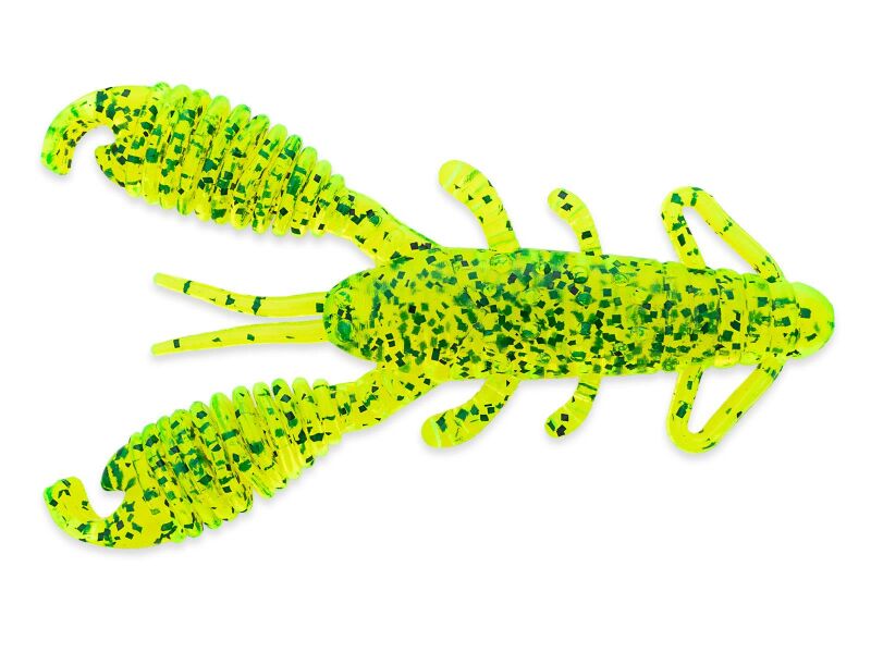 4' Ring Craw Daddy - Chartreuse Pepper