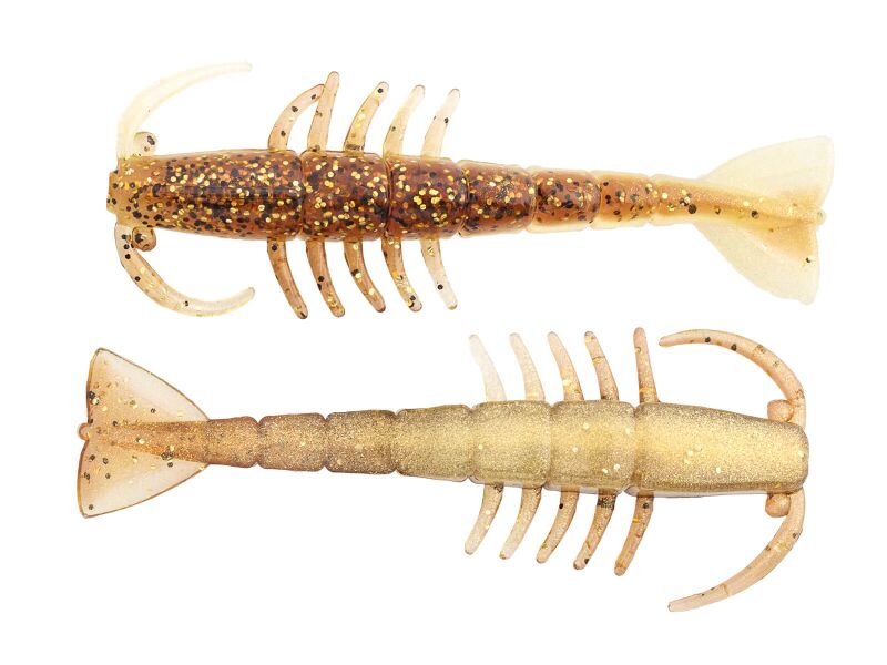 2.5' Salty Ned ShrimpZ - Rootbeer Gold