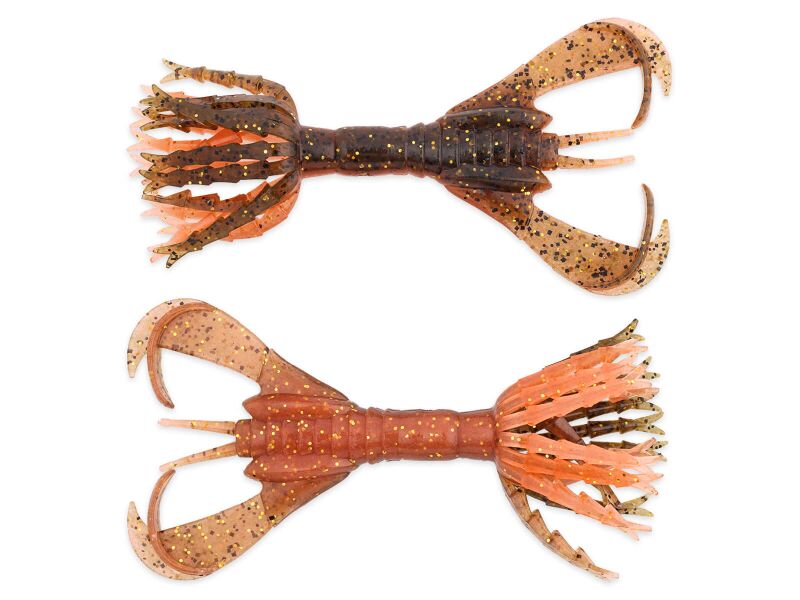 3.2' Hyper Spider - Green Pumpkin Orange Gold