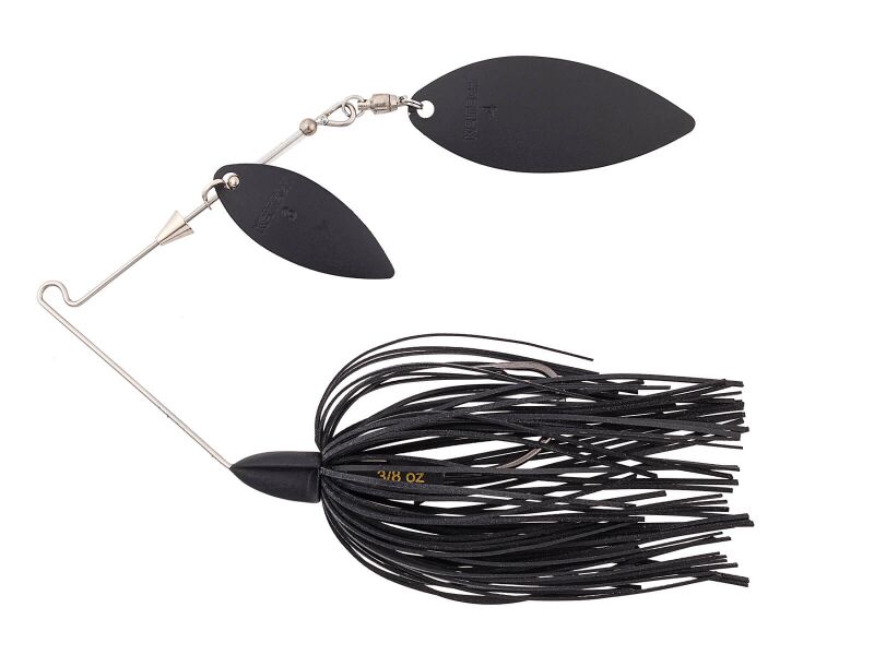 10.5g Tee-Bone Spinnerbaits Double Willow(001) Black
