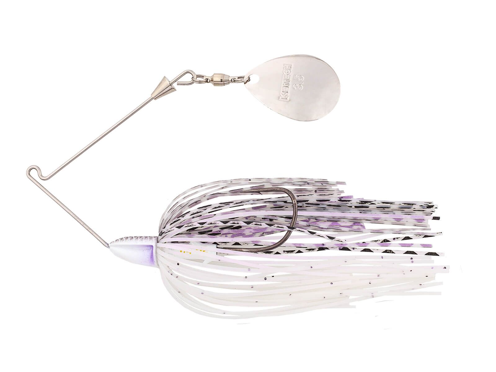 10.5g Baby Tee-Bone Spinnerbaits Single Colorado (528) Purple Pearl Shad