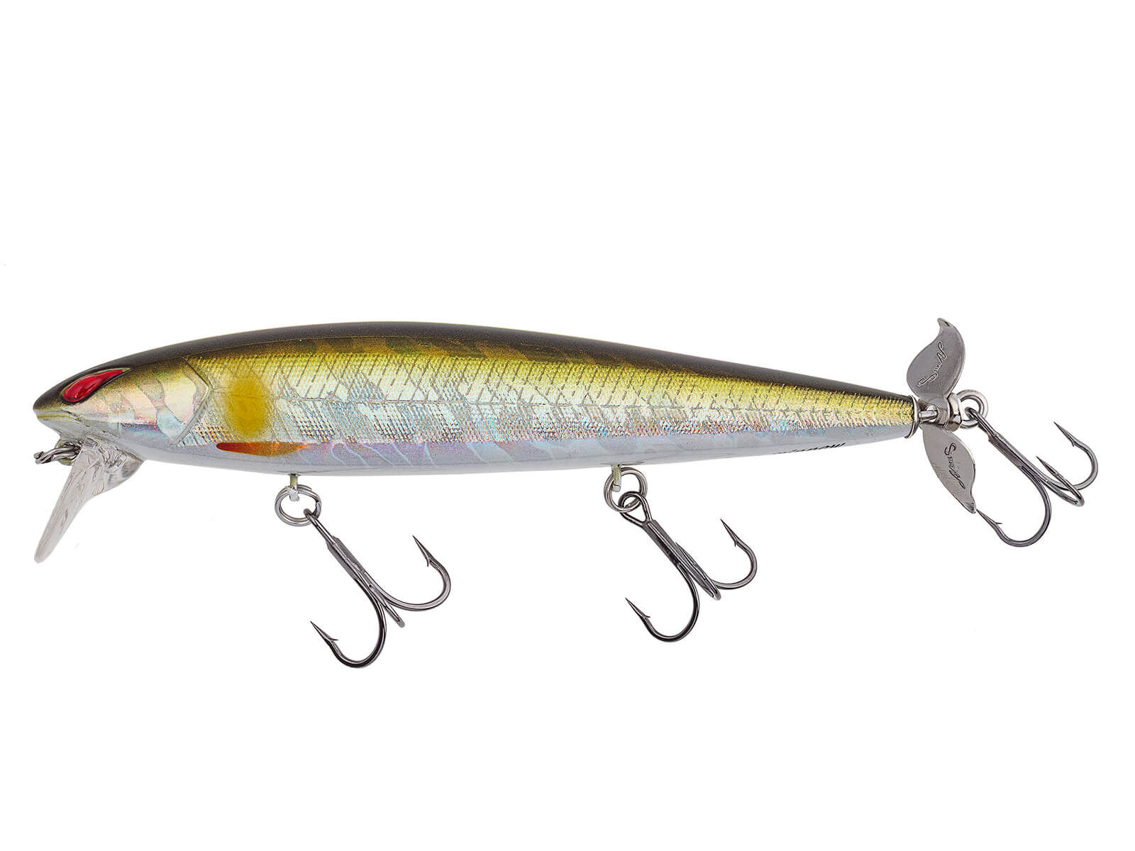 Laydown Minnow WAKE Prop Plus (BR-194H) Hologram Ayu