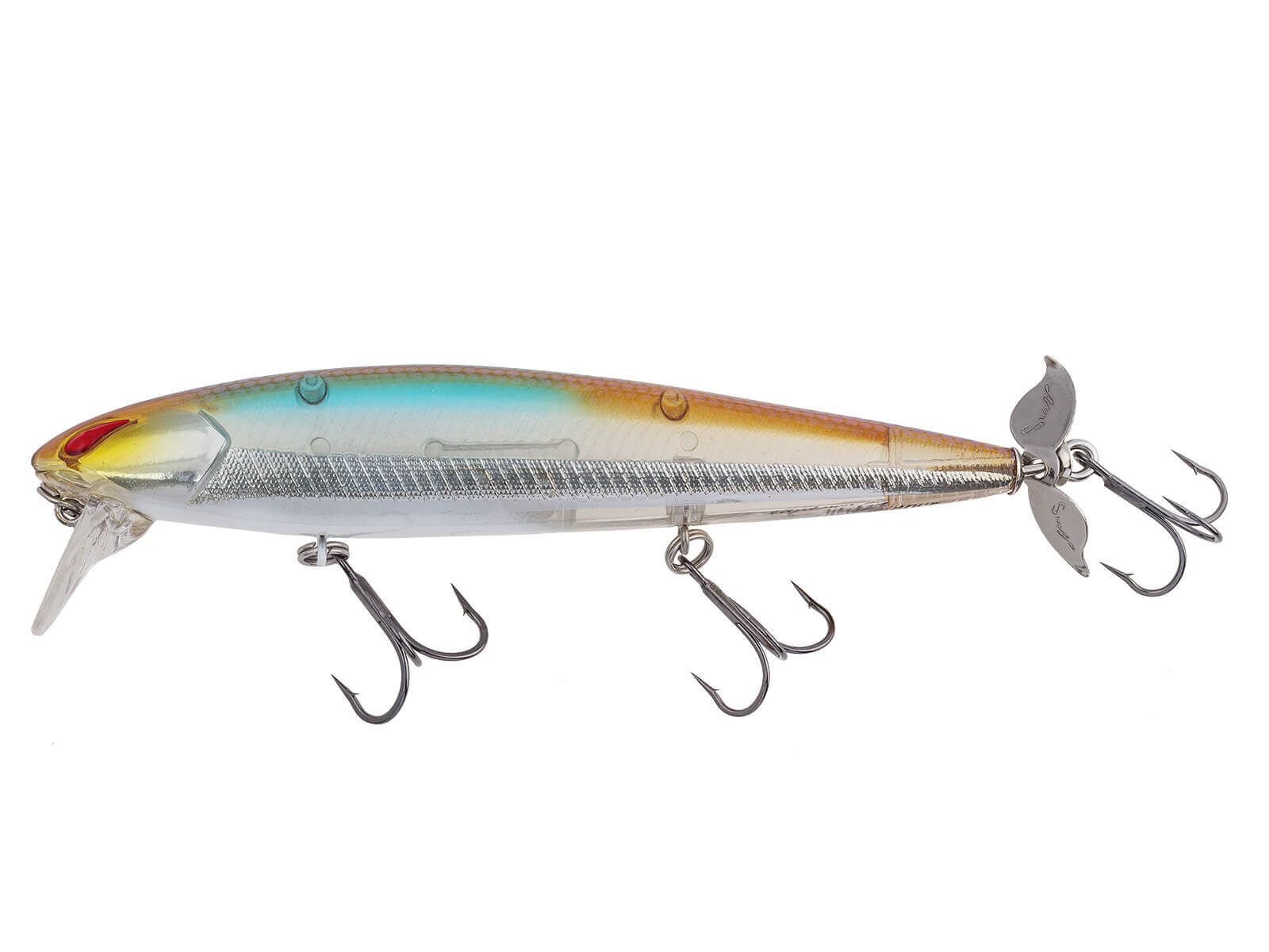 Laydown Minnow WAKE Prop Plus (BR-437) Wakasagi Attention