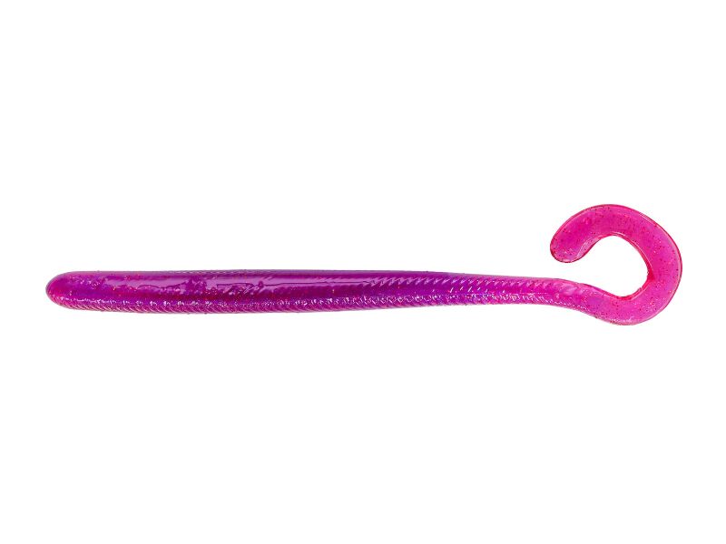 5.5' Curly Tail Worm - Aaron's Morning Dawn
