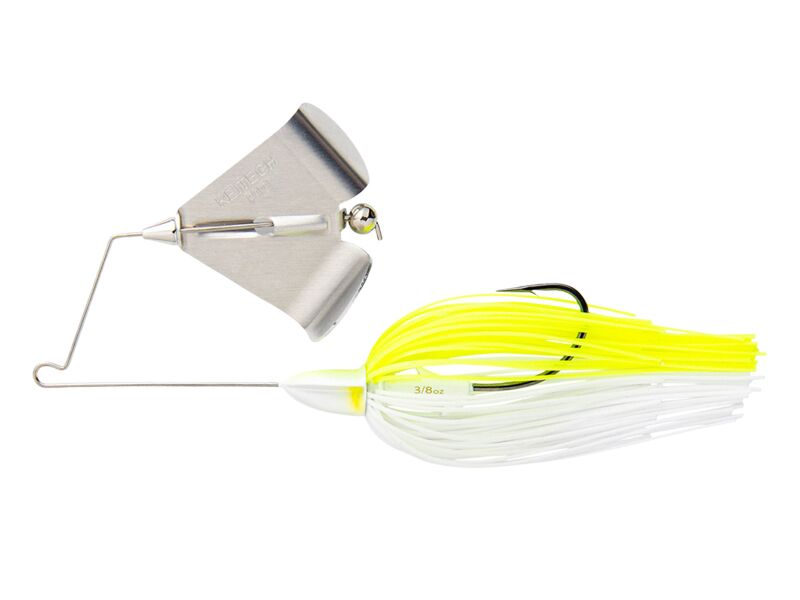 10.5g KEITECH Tee-Bone Buzzbait (509S) White Chart / Silver Blade