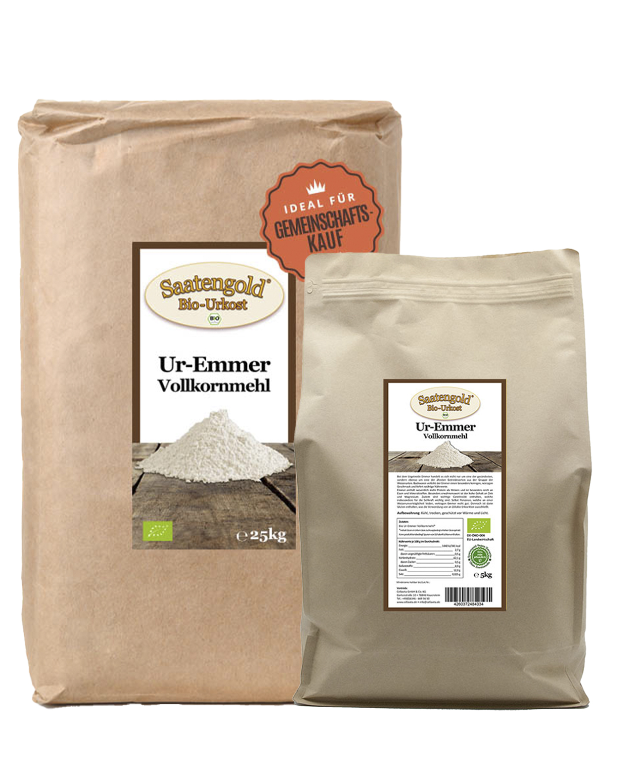 Emmer Vollkornmehl (Bio)