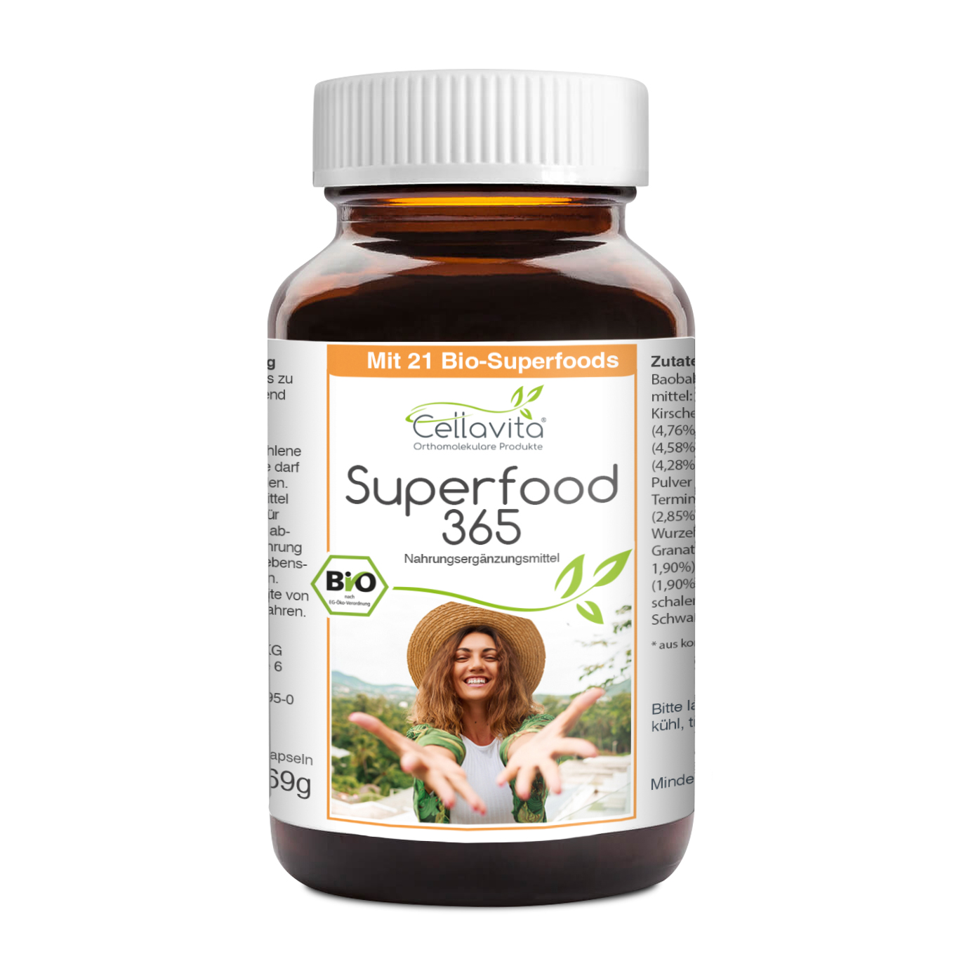 Superfood 365 Bio Kapseln- mit 21 Bio-Superfoods
