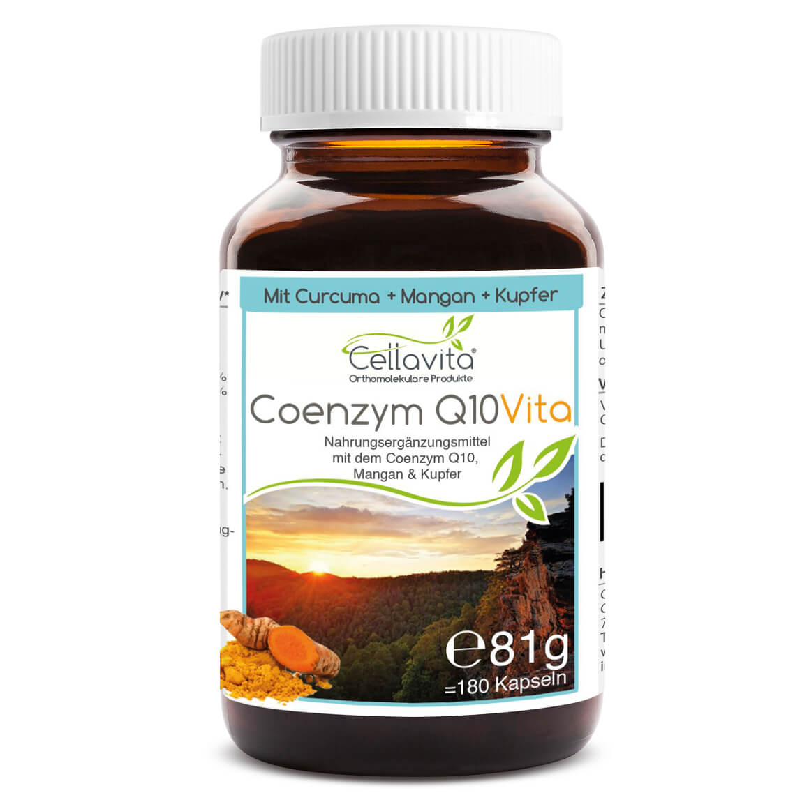 Coenzym Q10 Vita | (Mit Kurkuma + Mangan + Kupfer)