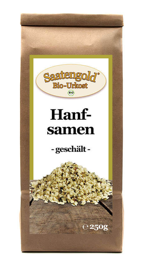 Bio-Hanfsamen geschält -ungeröstet- 250g