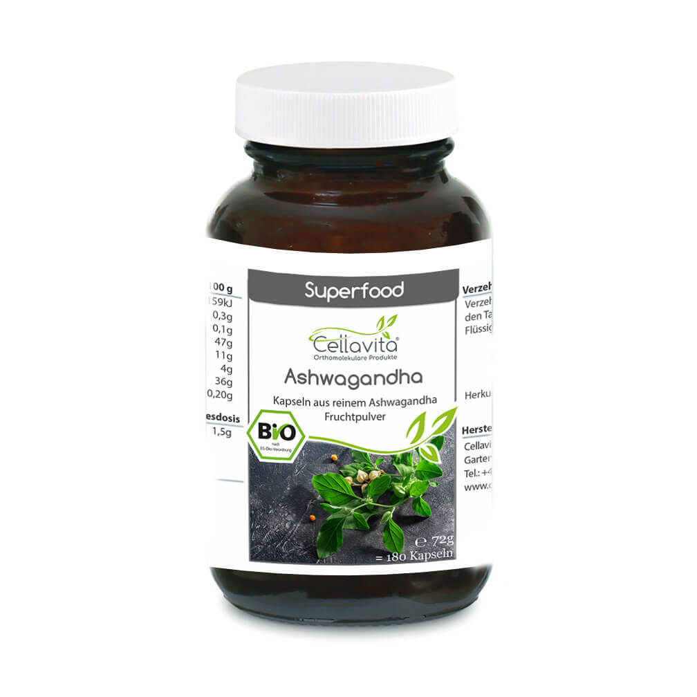 Superfood Ashwagandha bio Kapseln
