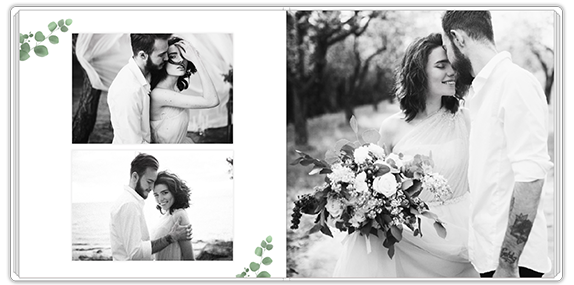 Echtfotobuch Vintage Hochzeit