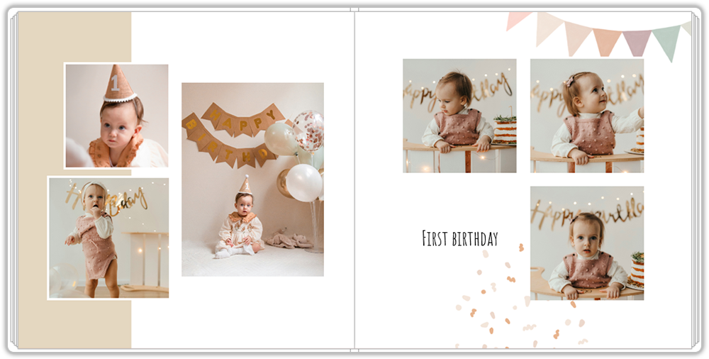 Echtfotobuch Babys erstes Jahr