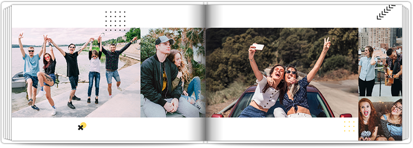 Fotobuch Schwarz-Goldene Muster