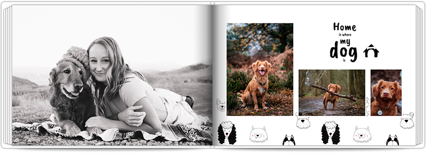 Fotobuch Fotobuch mit Hunden