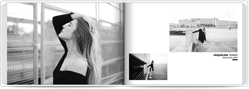 Fotobuch Model Portfolio