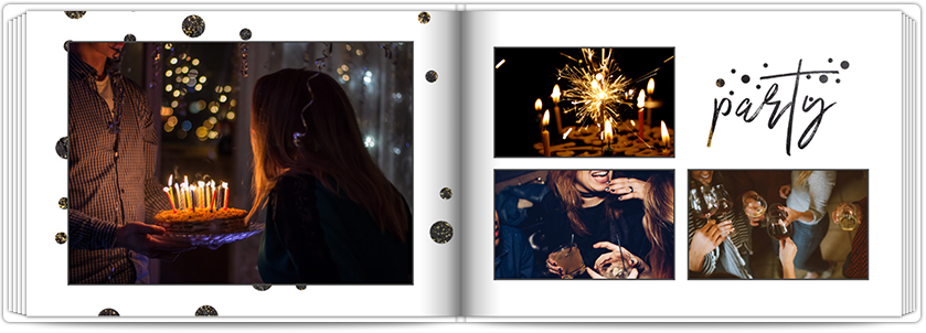 Fotobuch Gold&Black Geburtstag