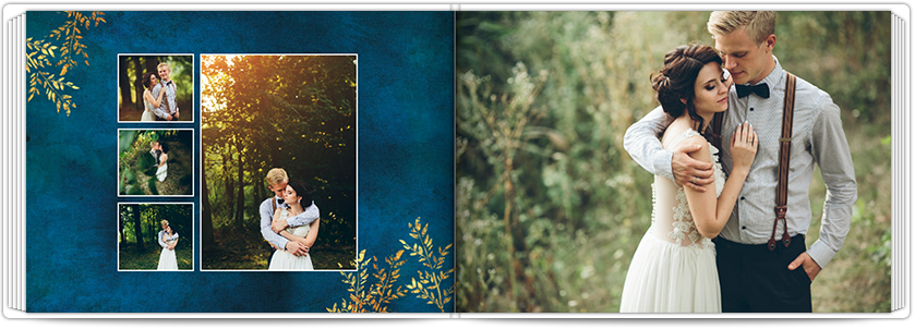 Mini-Fotobuch Goldstaub