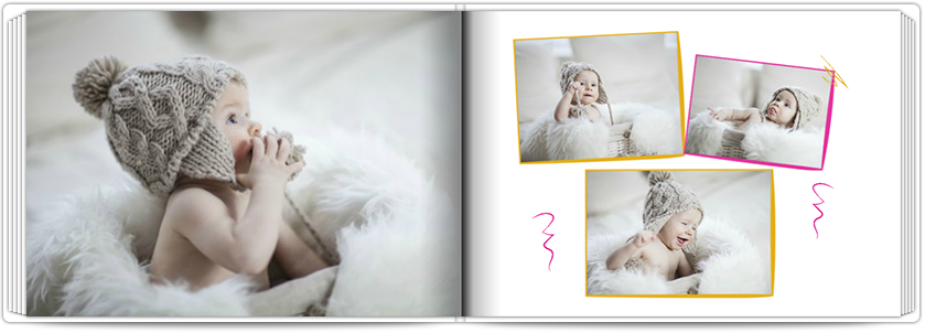 Mini-Fotobuch Cartoon Kid