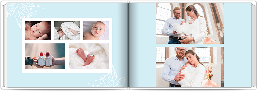 Mini-Fotobuch Geschenk zur Taufe