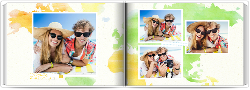 Mini-Fotobuch Rund um die Welt