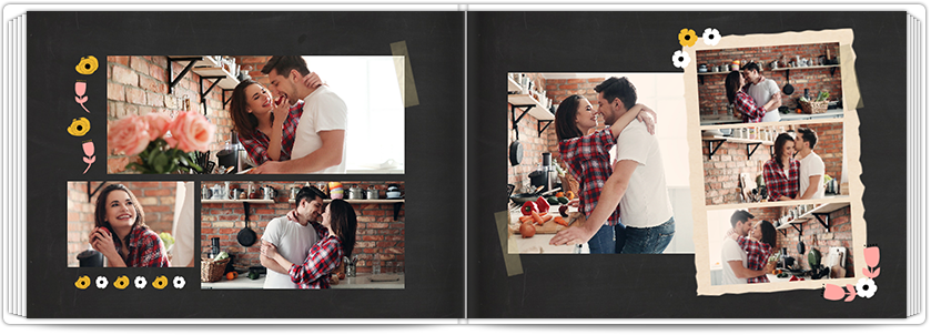 Mini-Fotobuch Rustikal