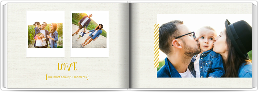 Mini-Fotobuch Fröhliche Familie