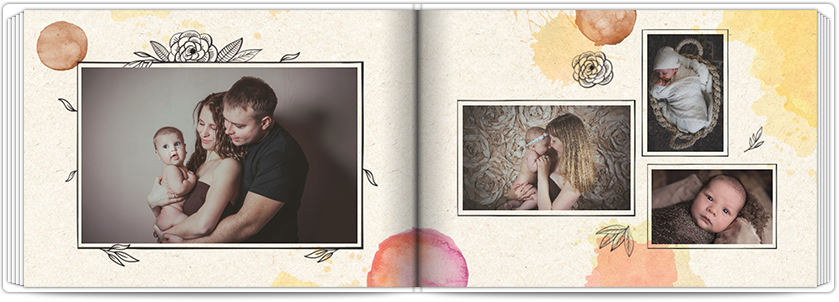 Mini-Fotobuch Taufandenken