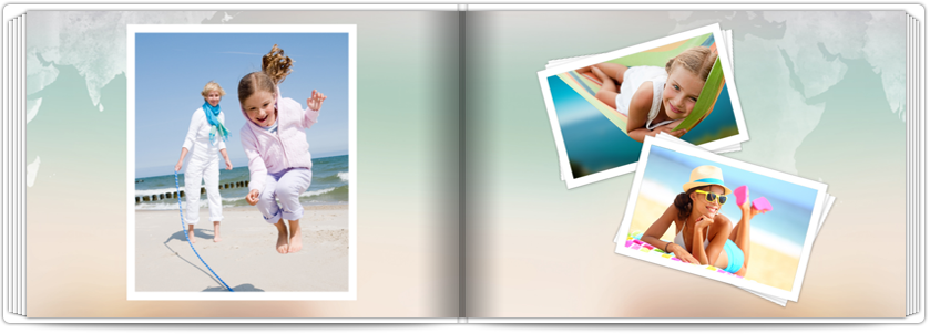 Mini-Fotobuch Postkarte