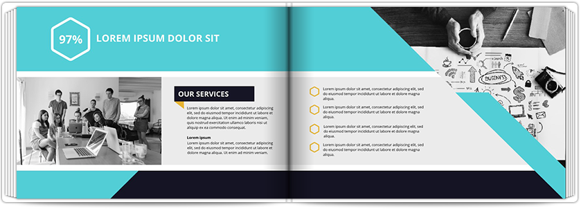 Mini-Fotobuch Firmen Portfolio