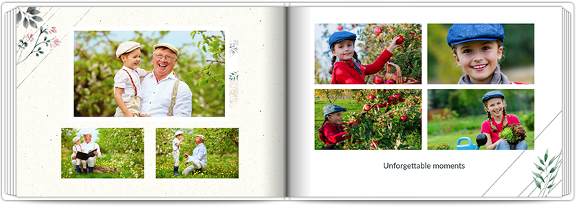 Mini-Fotobuch Geschenk für Großeltern