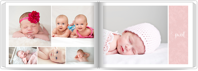 Mini-Fotobuch Süßer Engel - Rosa