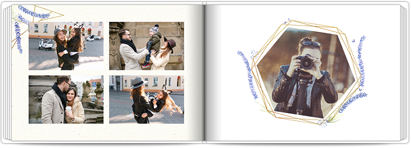 Mini-Fotobuch Lavendel