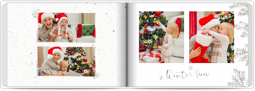 Mini-Fotobuch Eisblume