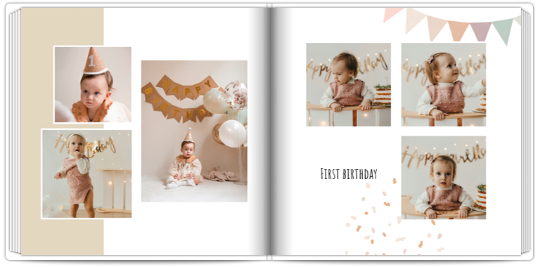 Fotobuch Babys erstes Jahr